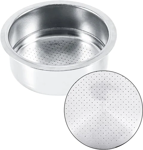 Vista 8 de Filtro de café, tazas portafiltro, cesta de filtro, cesta de filtro, filtro de acero inoxidable, 2 tazas de café, filtro de café no presurizado