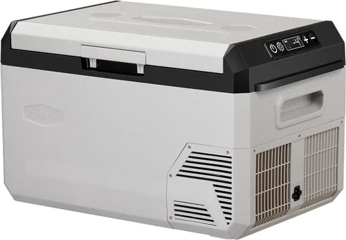 Vista 14 de Refrigerador portátil para auto de 20L, refrigerador con congelador de una zona de 21QT con evaporador de expansión por soplado, puerta reversible
