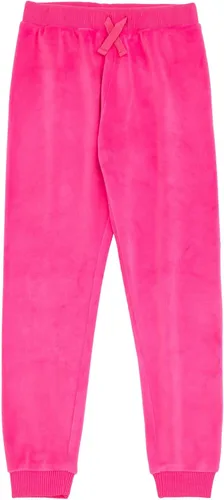 Vista 6 de Barbie Conjunto familiar de terciopelo con capucha y pantalones con cremallera a juego para niñas pequeñas y adultas