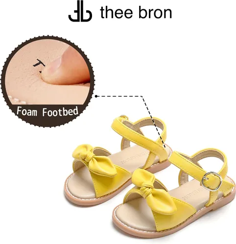 Vista 4 de THEE BRON Sandalias de vestir para niña pequeña Sandalias para Nias