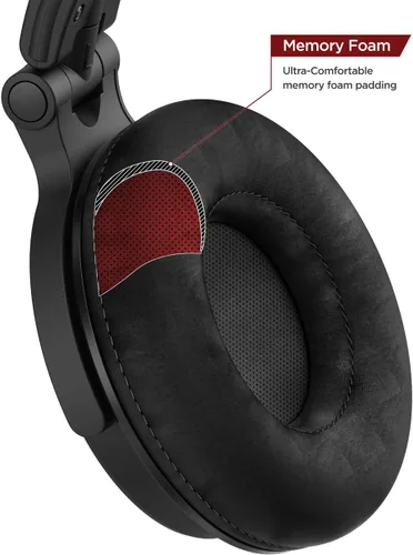 Vista 7 de Thore Auriculares sobre la oreja para iPhone con conector Lightning (certificado Apple MFi) – Auriculares de estudio con monitor DJ de estudio