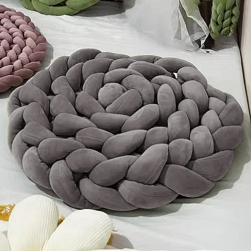 Vista 3 de Hilo de terciopelo grueso y voluminoso para tejer con brazo gigante, peso de tubo súper suave, esponjoso, para hacer a mano, hilo lavable