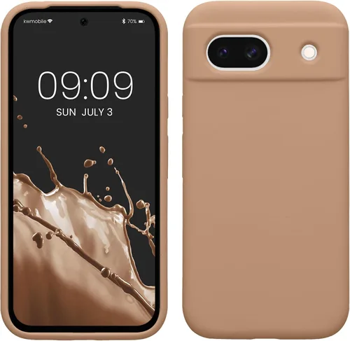 Vista 350 de kwmobile Funda Compatible con Google Pixel 6 Pro - Funda de Teléfono de Silicona TPU con Acabado Suave - Azul Caribe
