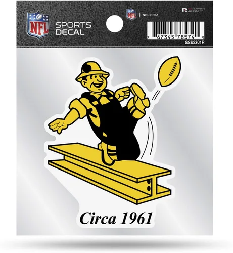 Vista 28 de Rico Industries NFL unisex-adult NFL Retro 4x4 Decal