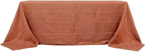 Vista 3 de Balsa Circle Mantel rectangular de tafetán arrugado de acordeón negro de 90 x 132 pulgadas, suministros de decoración de recepción para bodas