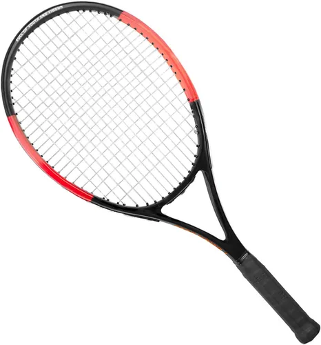 Vista 5 de KEVENZ Raqueta de tenis con bolsa de transporte, raqueta de tenis de entrenamiento profesional para mujeres, hombres y adultos, ligera y a prueba