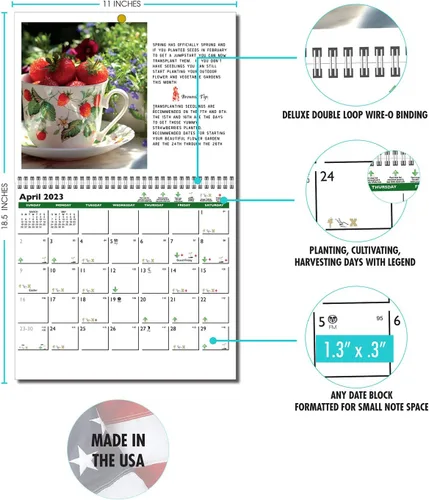 Vista 2 de Calendario de almanaque Ramons Brownie Gardening 2023