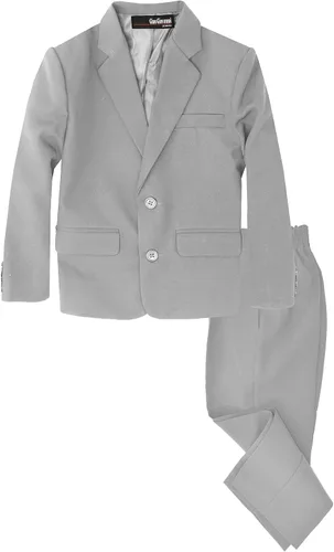 Vista 5 de Gino Giovanni - Conjunto de traje formal para niño (2 piezas)