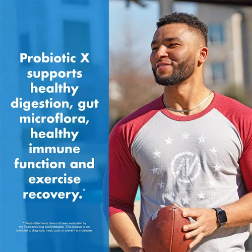 Vista 7 de Suplemento probiótico ProbioticX para mujeres y hombres por NutraOne - Probióticos para la salud digestiva y el apoyo inmunológico* (30 cápsulas)