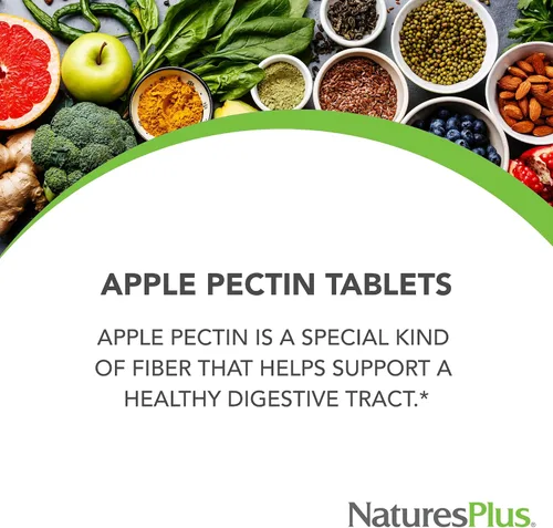 Vista 3 de Pectina de Manzana 500mg - 180 - Tableta