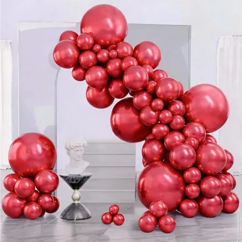 Vista 55 de PartyWoo - Globos nude de 140 piezas en diferentes tamaños de 18, 12, 10, 5 pulgadas, kit de arco de globos de color neutro y melocotón estilo boho