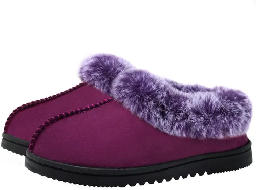 Vista 10 de UBXRIN Pantuflas cómodas de espuma viscoelástica para mujer Negro