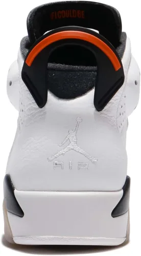 Vista 3 de Air Jordan VI (6) Retro (2014), Summit WhiteTeam Naranja-negro