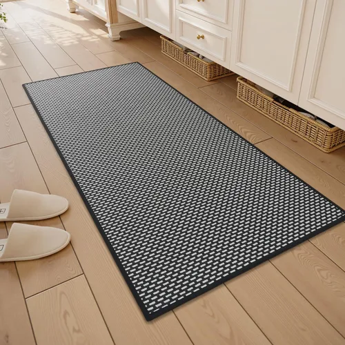 Vista 12 de RESARE Tapete de baño antideslizante, lavable a máquina, súper absorbente, de secado rápido, tapete de baño ultra suave para suelo de baño, 17 x 24