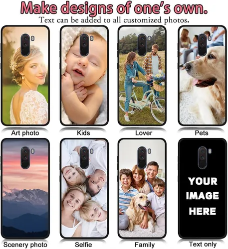 Vista 6 de Funda de teléfono personalizada para Xiaomi Poco X3 NFC/Poco X3/Poco X3 Pro, collages de múltiples imágenes, funda protectora a prueba de arañazos
