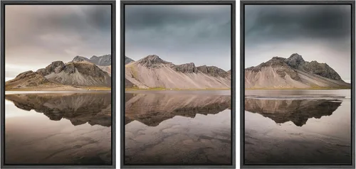 Vista 9 de wall26 Lienzo enmarcado para pared, juego de arte debajo de los tallos de bambú verde, naturaleza, desierto, fotografía, realismo, contemporáneo