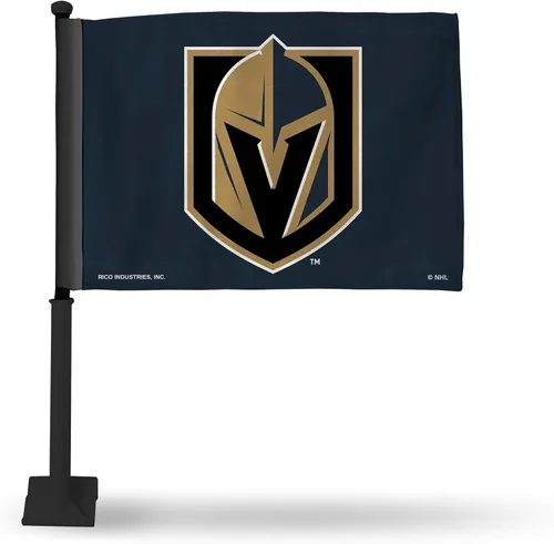 Vista 21 de Rico Industries Bandera de coche alternativa de doble cara de la NHL