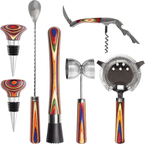 Vista 11 de Totally Bamboo Baltique Marrakesh - Kit de barman de 4 piezas, juego de regalo de barman con herramientas esenciales de accesorios de barra, incluye