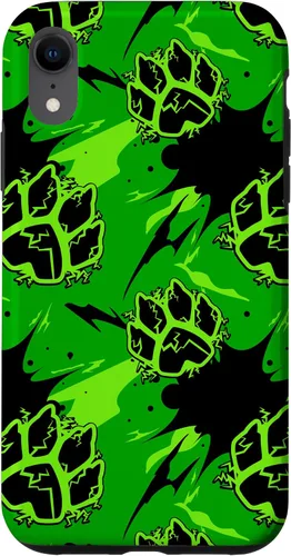 Vista 25 de Miraculous Ladybug - Carcasa para iPhone 17 con patas y salpicaduras de gato negro