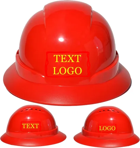 Vista 38 de Casco de seguridad personalizado para construcción Casco de trabajo de seguridad con suspensión de trinquete ajustable de ala completa con carcasa