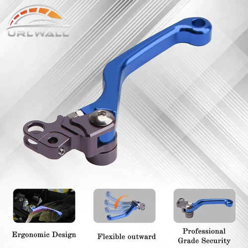 Vista 7 de Palanca de embrague de motocross, palanca de freno de pivote ajustable para Sur Ron Light Bee Segway X260 X160, 6061 Billet plegable izquierda