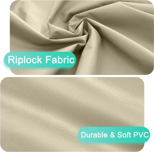 Vista 3 de ABCCANOPY Cubierta de Mesa Rectangular Cubierta de Mesa Universal Cubierta de Silla para Exteriores Impermeable y a Prueba de Polvo Resistente al