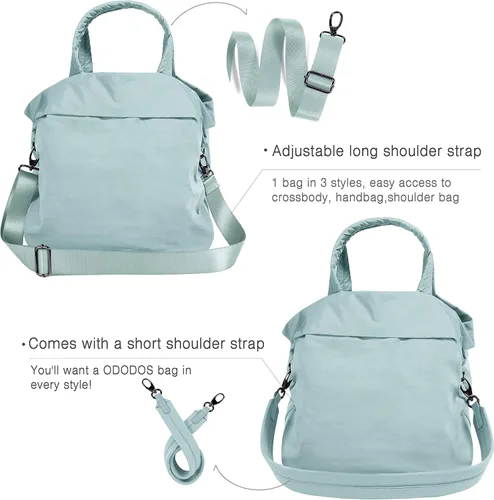 Vista 3 de ODODOS Bolsas Hobo Multi 2.0 de 19L con 2 correas para mujer, bolsos de mano, bolsos cruzados
