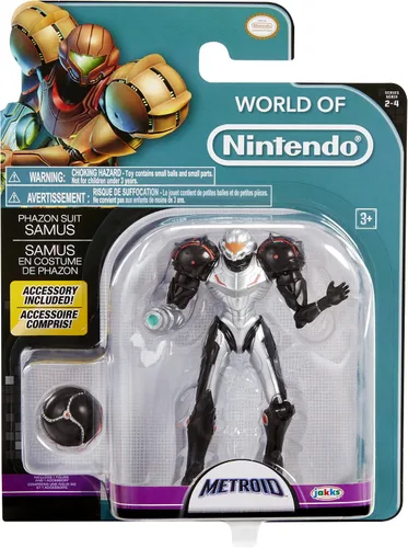Vista 4 de Nintendo figura de acción de Samus Metroid Prime 3, 4 pulgadas