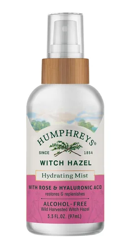 Vista 14 de Humphreys Nourish Witch Hazel + tóner sin alcohol de aloe, transparente, 8 onzas (paquete de 1) Hamamelis cosechado silvestre con aloe y vitamina