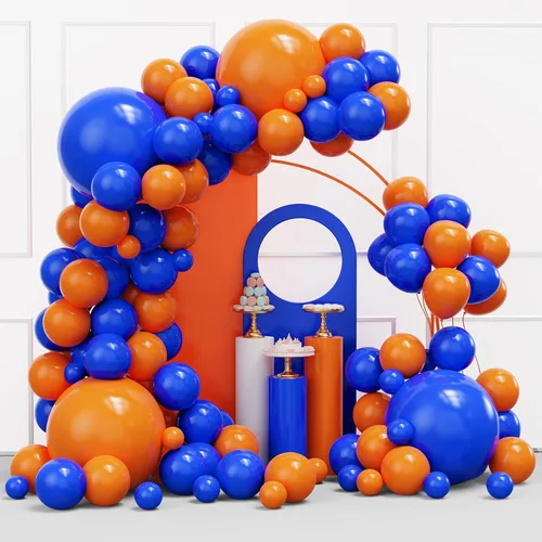 Vista 15 de Kit de arco de guirnalda de globos de color dorado y negro, 134 globos metálicos dorados y negros con diferentes tamaños para graduación