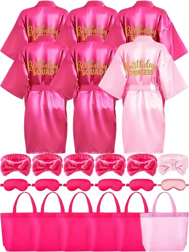 Vista 13 de 24 piezas de suministros para fiesta de cumpleaños de niñas, talla 8, azul