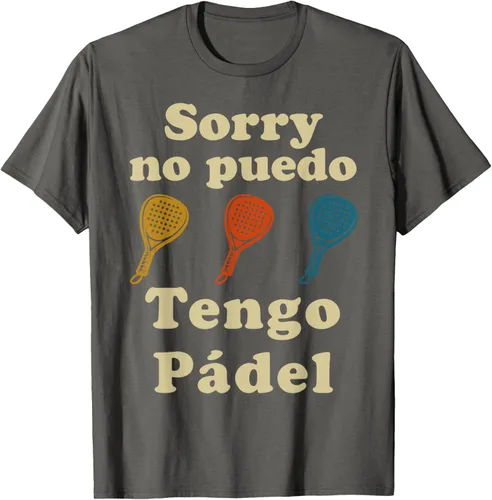 Vista 48 de Funny I Have Padel Player Sport en Español Camiseta Hombre