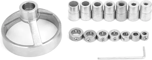 Vista 8 de 16 piezas de taladro para carpintería perforadora vertical, accesorio de perforación vertical, localizador de trabajo de madera, herramienta