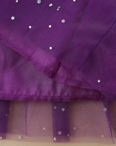Vista 5 de HILEELANG Vestido de manga larga para niña pequeña, de algodón, con apliques, ropa casual para Navidad