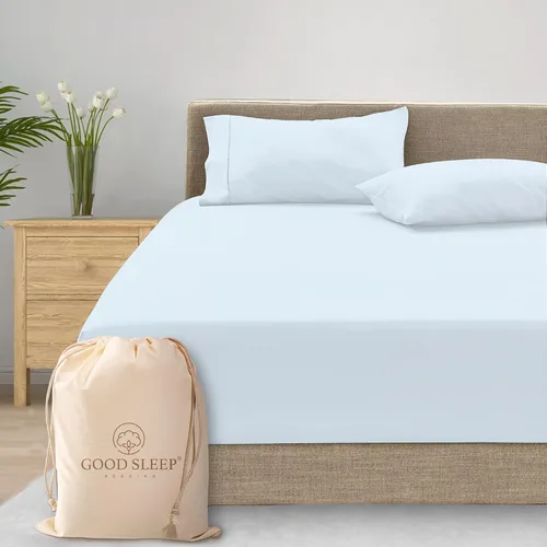 Vista 25 de Good Sleep Bedding Sábanas ajustables Twin XL - Sábanas Twin XL extra largas de 800 TC para dormitorio, sábana ajustada 100% algodón egipcio Twin