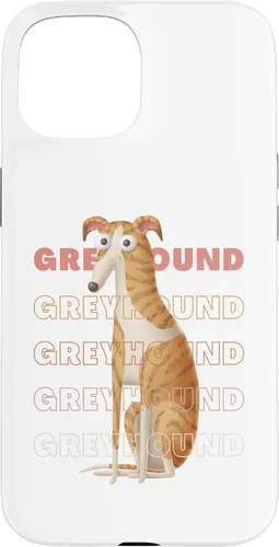 Vista 6 de Greyhound Big Eyes Funny Cartoon Sighthound Lover Design Case for iPhone 17