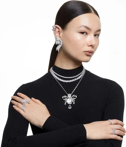 Vista 6 de SWAROVSKI - Colección de anillos de cristal Vittore para mujer