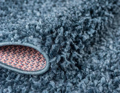 Vista 43 de Unique Loom Colección Davos Shag - Alfombra Lino