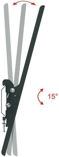 Vista 4 de NTQinParts Soporte de pared plano para TV giratorio de 10° con inclinación de 10° para Hisense 32H4F 32", 40H4F 40", 43H4F 43" H4 Series LED Smart TV