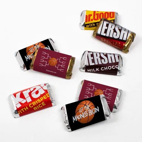Vista 18 de Miniaturas de chocolate Let the Madness Begin (108 unidades) - Negro - Caramelo incluido