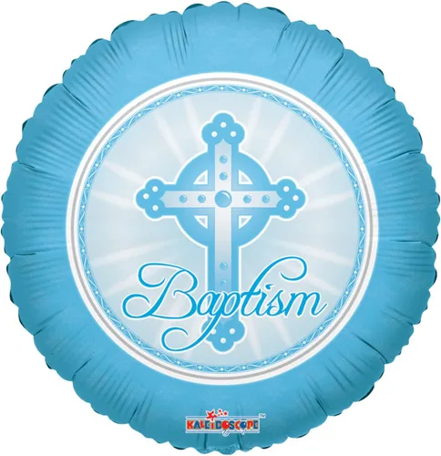Vista 3 de Decoraciones de globos de fiesta de bautismo para niños, juego de 4 globos para la primera comunión de un bebé