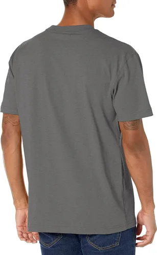 Vista 2 de Dickies - Camiseta gruesa de manga corta con cuello redondo para hombre, tallas grandes y altas.