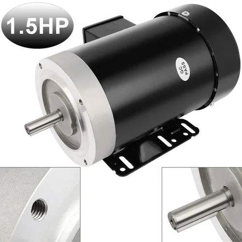 Vista 5 de Motor eléctrico 1.5HP 1750 RPM Motor trifásico de uso general 5/8 "Diámetro del eje 4 Polo 56C TEFC 60HZ 230/460V
