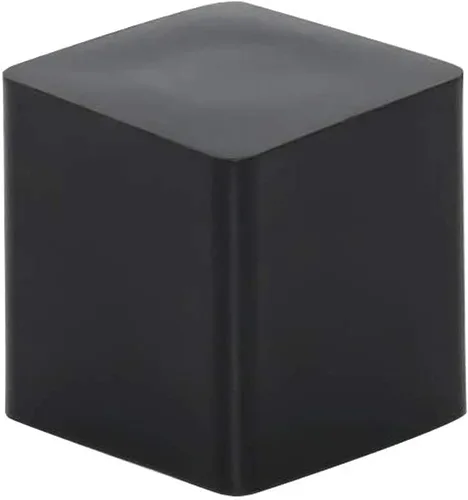 Vista 4 de 12 puntas de goma antideslizantes negras cuadradas para patas de silla, protectores de suelo de muebles, fundas para patas de silla, mesa, bar, Negro