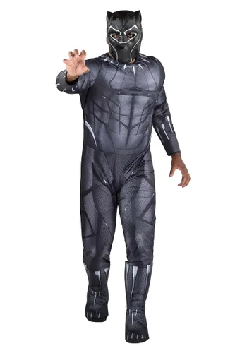 Vista 3 de Disfraz de Black Panther para Hombre Multicolor
