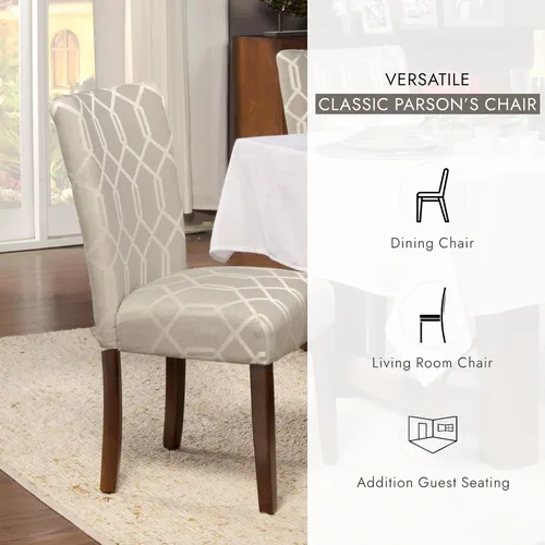 Vista 6 de [Usado] HomePop Parsons - Silla clásica tapizada para comedor