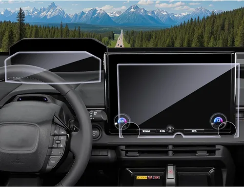 Vista 9 de CDEFG Protector de pantalla de automóvil con control central, protector de pantalla táctil para Dodge RAM 1500/2500/3500 Uconnect 2013-2018, vidrio