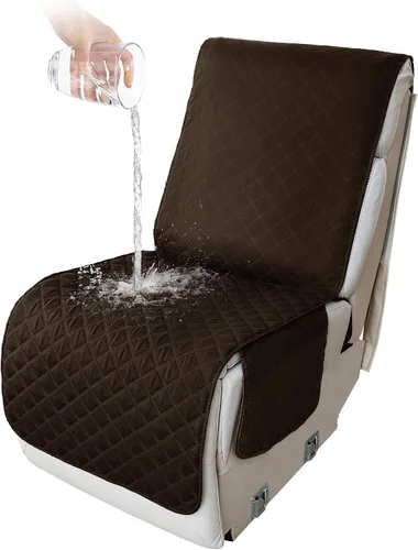 Vista 9 de HDCAXKJ Fundas de sofá seccional reclinable 100% impermeable, forma de L, funda de sofá reclinable lavable acolchada suave para mascotas, perro