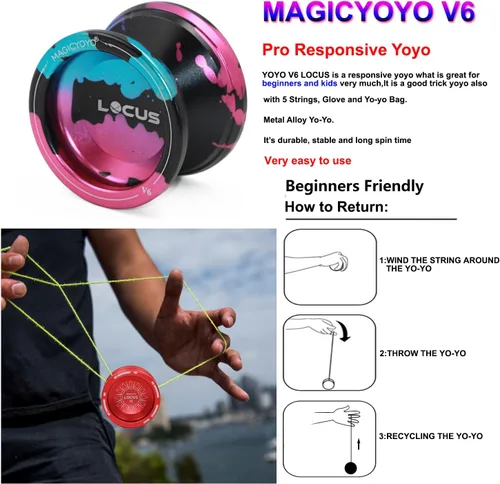 Vista 2 de Magicyoyo V6 - Yoyo con respuesta