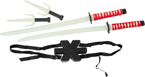 Vista 5 de Dragón Ninja Arma juego, talla única , Negro